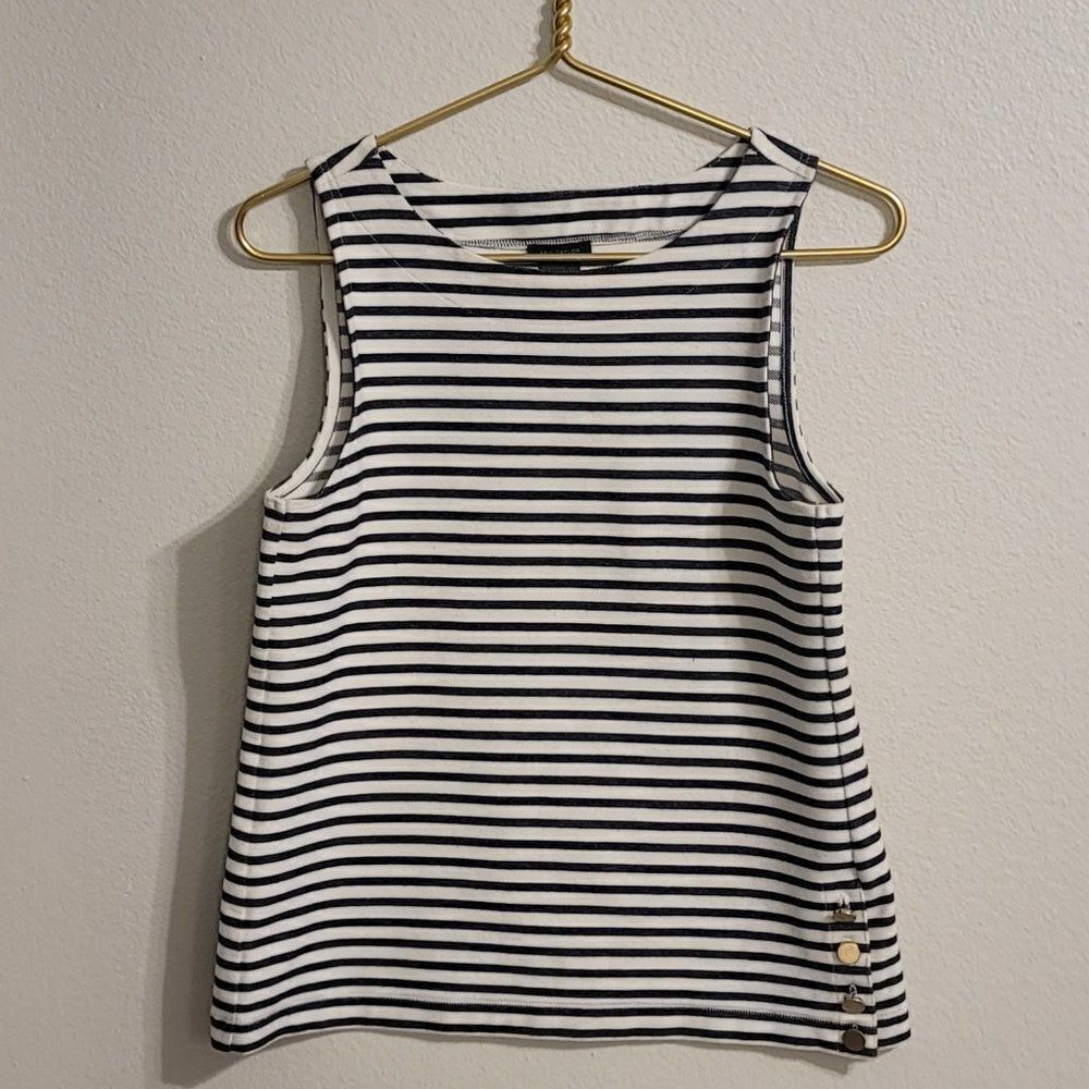 Ann Taylor Factory Striped Tank Top Sz XS